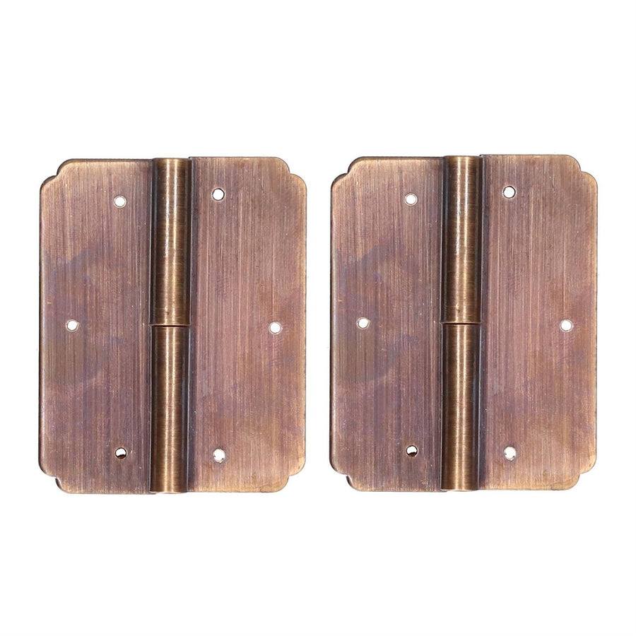 2Set Square Hinge 6cm Chinese Antique Cabinet Hinge Furniture Hardware Accessories