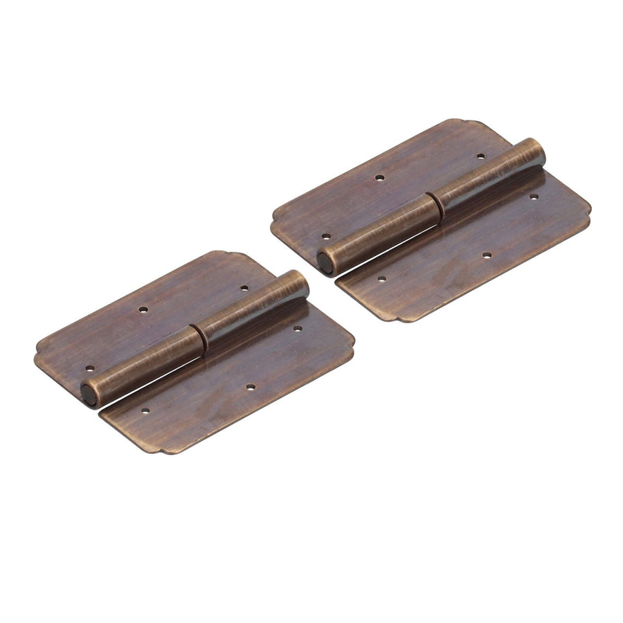 2Set Square Hinge 6cm Chinese Antique Cabinet Hinge Furniture Hardware Accessories