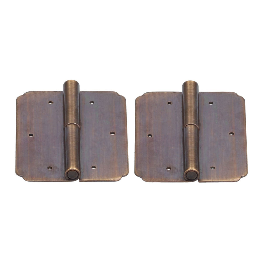 2Set Square Hinge 6cm Chinese Antique Cabinet Hinge Furniture Hardware Accessories