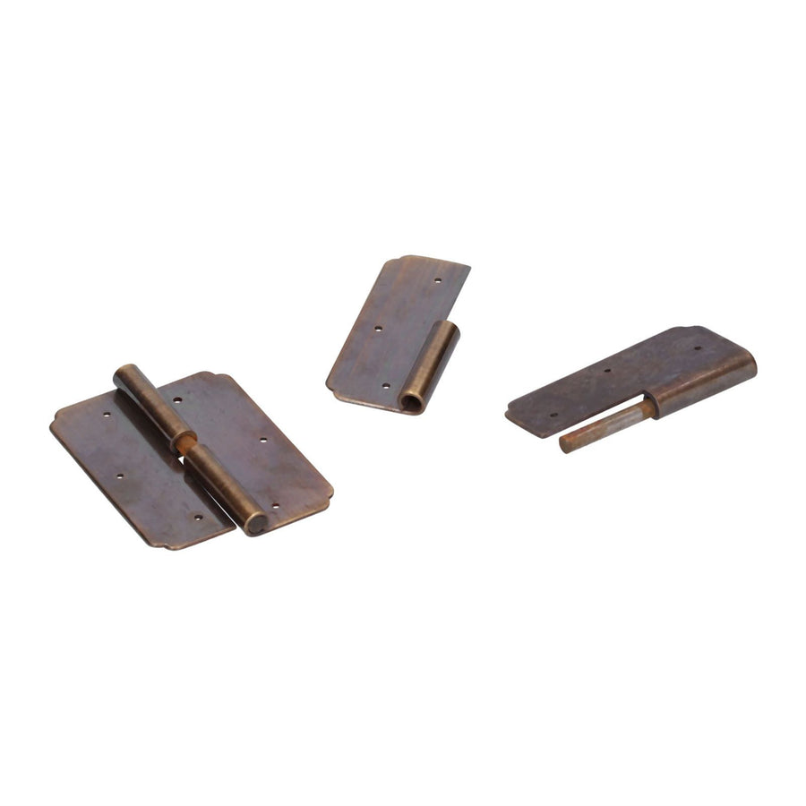 2Set Square Hinge 6cm Chinese Antique Cabinet Hinge Furniture Hardware Accessories