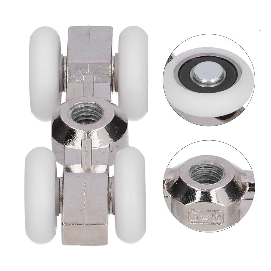 Shower Door Sliding Wheel Suspension Outer Pulley Roller Replacement Accessories 22mm