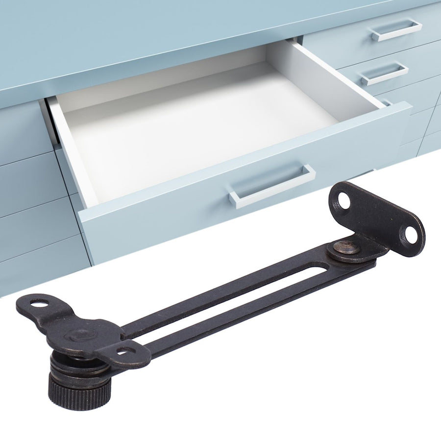 Cabinet Door Hinge Retro Iron Safety Support Spring Hinge Furniture Hardware Accessory