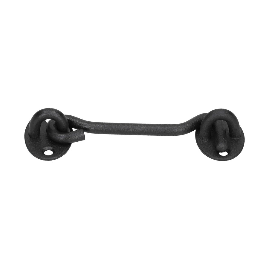 Barn Door Lock Stainless Steel Sliding Door Gate Latch Kit Hardware Accessory Black
