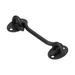 Barn Door Lock Stainless Steel Sliding Door Gate Latch Kit Hardware Accessory Black