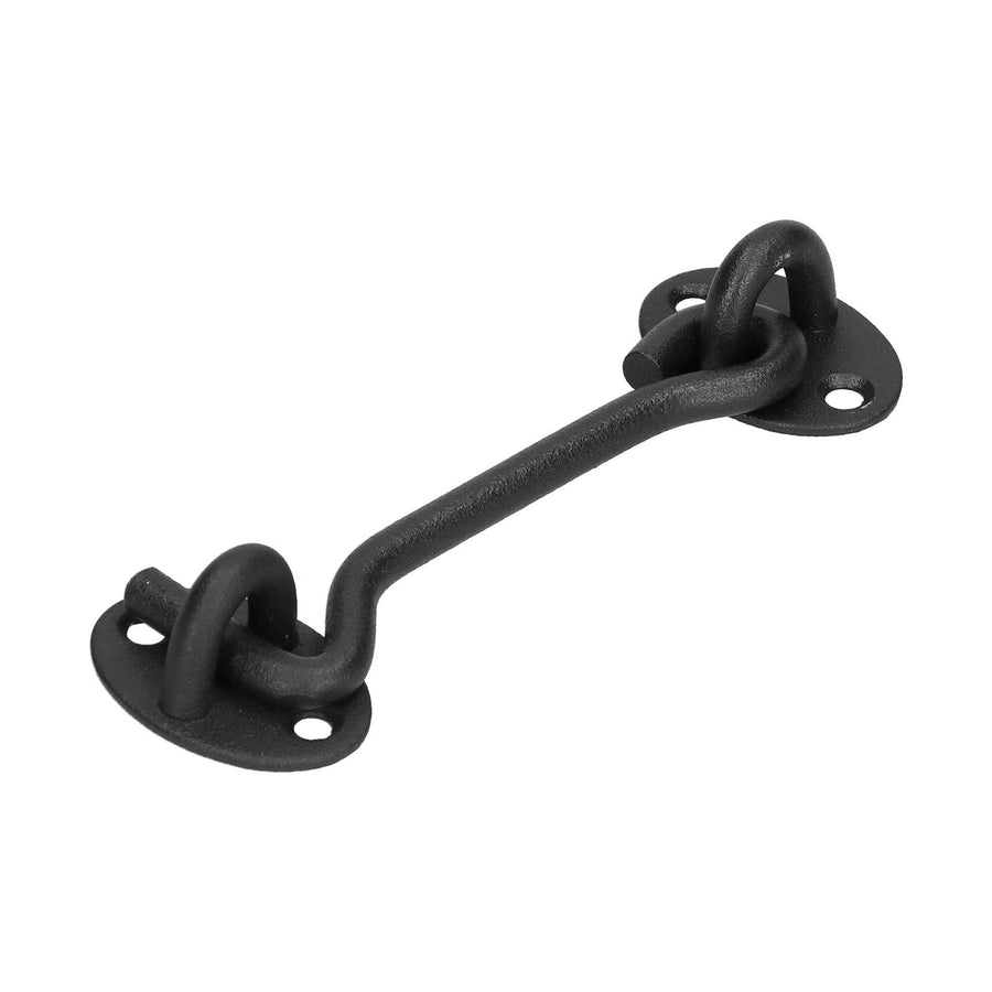 Barn Door Lock Stainless Steel Sliding Door Gate Latch Kit Hardware Accessory Black