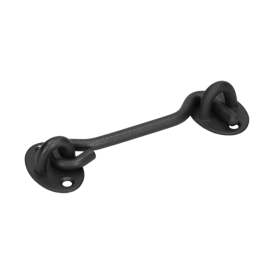 Barn Door Lock Stainless Steel Sliding Door Gate Latch Kit Hardware Accessory Black