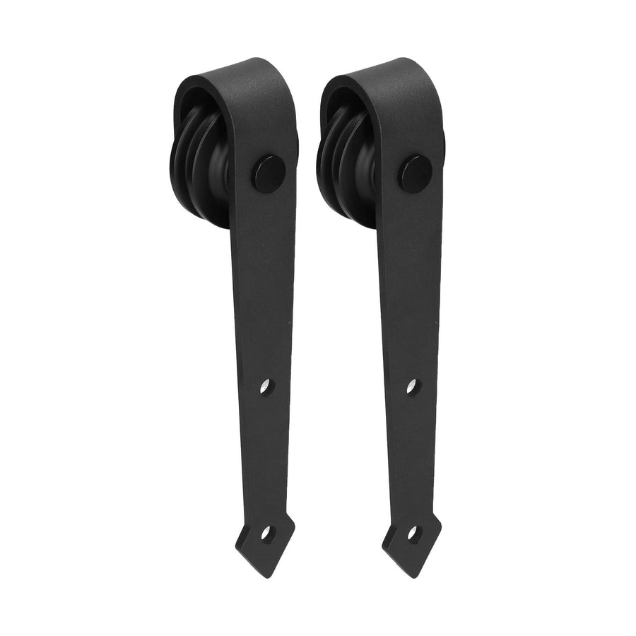 Barn Door Hanging Wheel Carbon Steel Pulley Roller with Screw Sliding Door Hardware Kit
