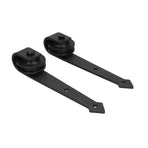 Barn Door Hanging Wheel Carbon Steel Pulley Roller with Screw Sliding Door Hardware Kit