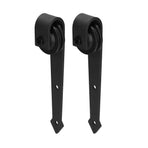 Barn Door Hanging Wheel Carbon Steel Pulley Roller with Screw Sliding Door Hardware Kit