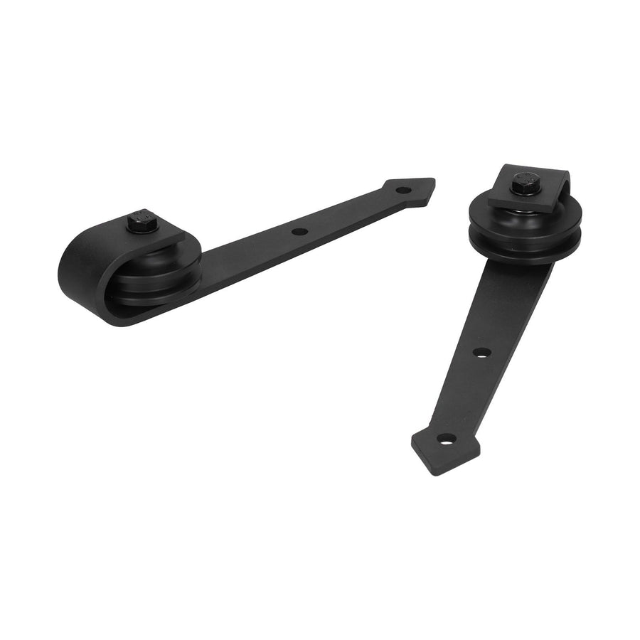 Barn Door Hanging Wheel Carbon Steel Pulley Roller with Screw Sliding Door Hardware Kit