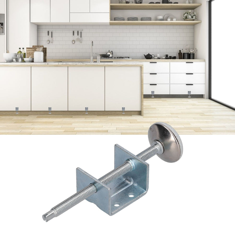 Adjustable Furniture Foot Legs Leveler Leveling Feet with Screw for Bed Cabinet WardrobeD036-130