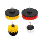 4PCS Drill Brush Attachment Kit Drill Brush Power Scrubber for Cleaning Wall Floor Pool Tile