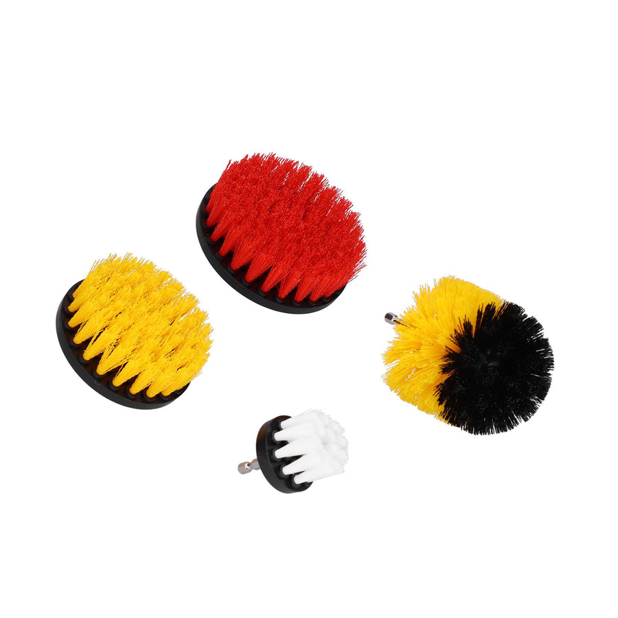 4PCS Drill Brush Attachment Kit Drill Brush Power Scrubber for Cleaning Wall Floor Pool Tile