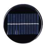 0.8W 6V 10cm Round Solar Panel DIY Solar Panel Solar Charging Board for Solar Light