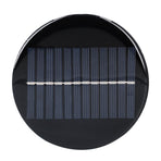 0.8W 6V 10cm Round Solar Panel DIY Solar Panel Solar Charging Board for Solar Light