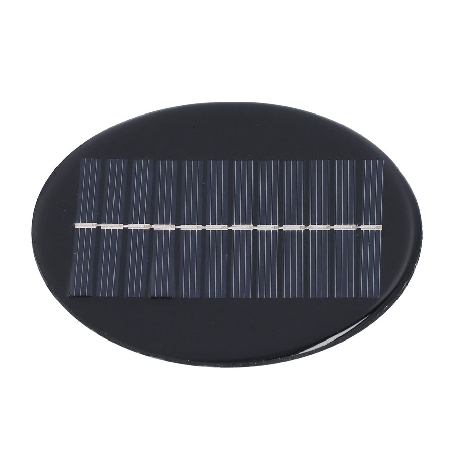 0.8W 6V 10cm Round Solar Panel DIY Solar Panel Solar Charging Board for Solar Light