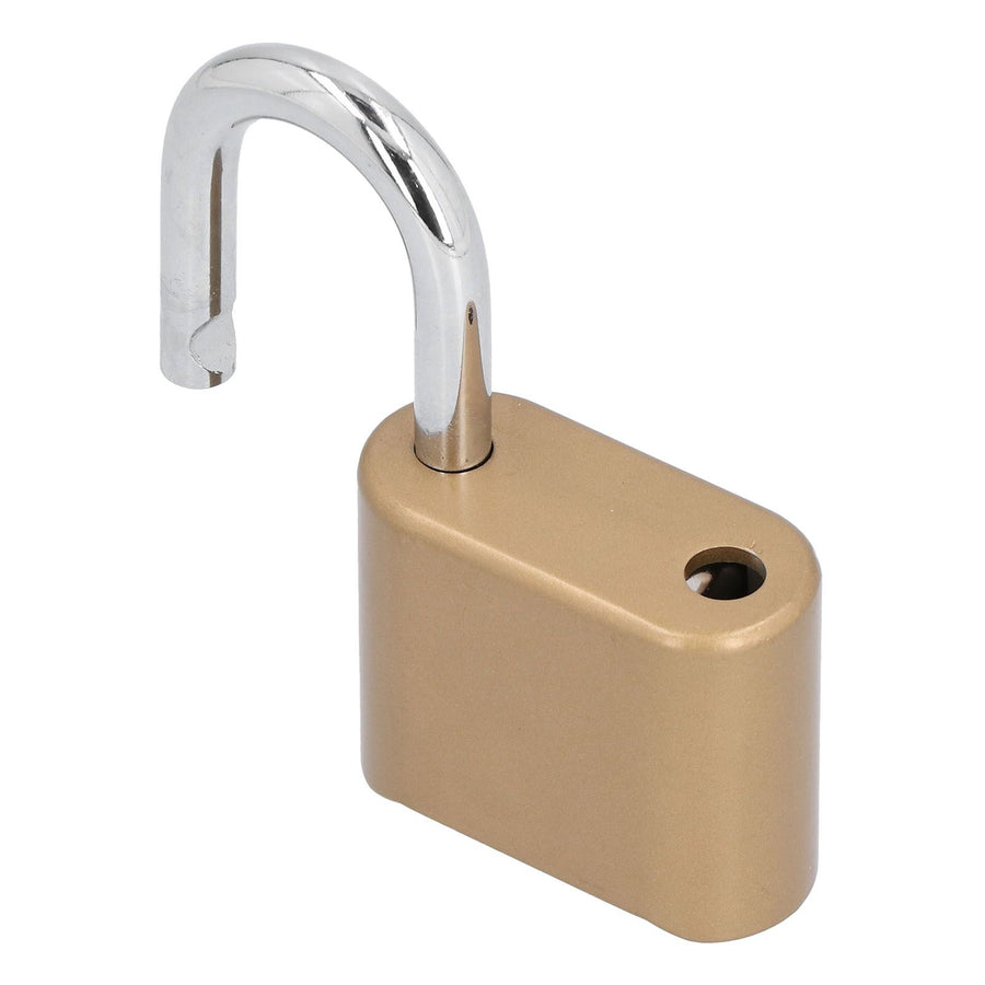 Padlock AntiTheft Thick Password Padlock Luggage Safe Lock for Door Home Security(Gold )