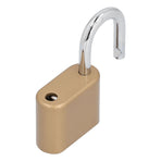 Padlock AntiTheft Thick Password Padlock Luggage Safe Lock for Door Home Security(Gold )