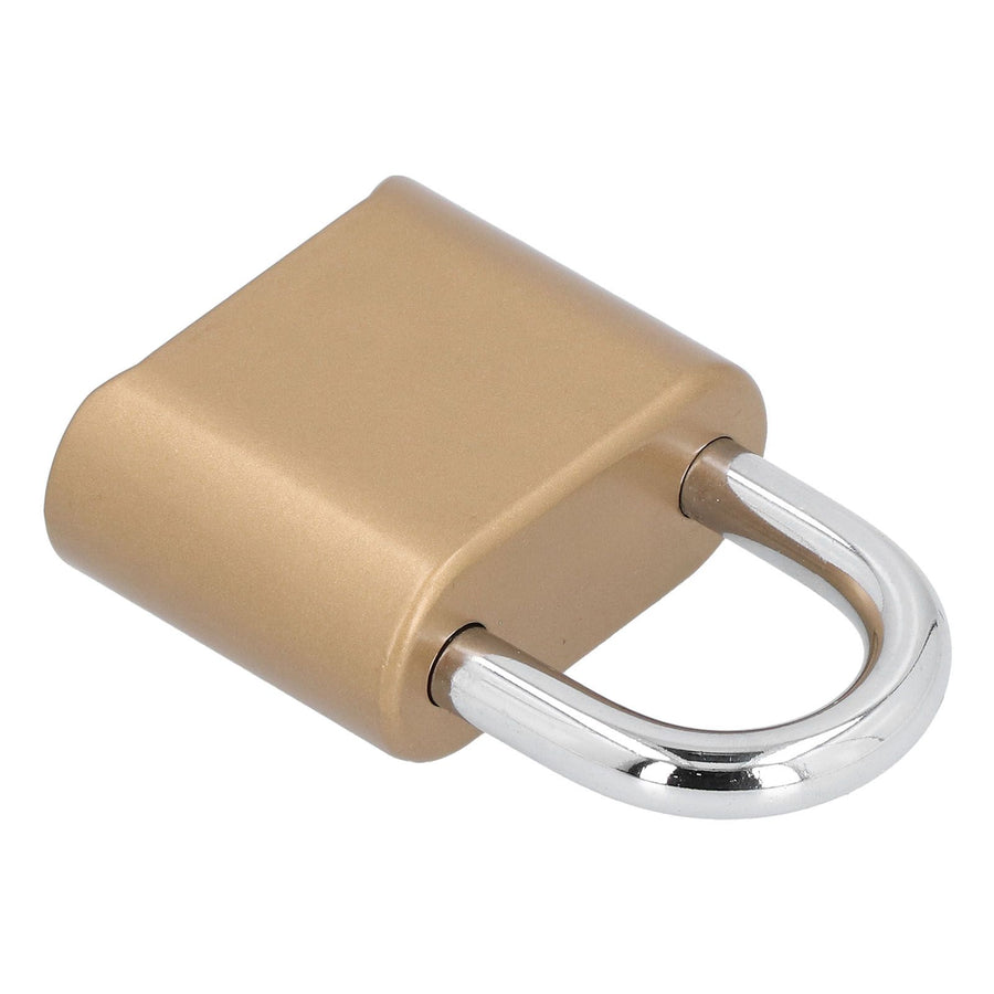 Padlock AntiTheft Thick Password Padlock Luggage Safe Lock for Door Home Security(Gold )