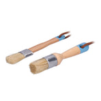 2PCS 1in Chalk &amp; Wax Paint Brush for Furniture DIY Painting and Waxing Tool Home Decor