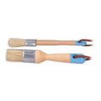 2PCS 1in Chalk &amp; Wax Paint Brush for Furniture DIY Painting and Waxing Tool Home Decor