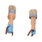 2PCS 1in Chalk &amp; Wax Paint Brush for Furniture DIY Painting and Waxing Tool Home Decor