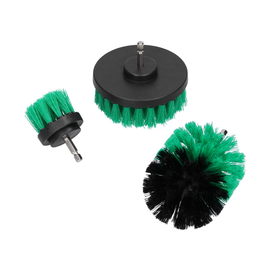 3PCS Drill Brush Power Scrubber Set Cleaning Brushes for Home Furniture Carpets Kitchen