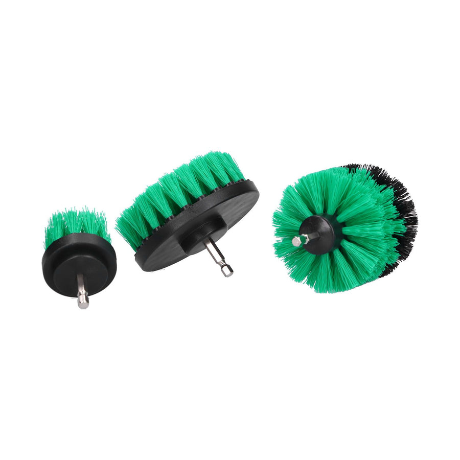 3PCS Drill Brush Power Scrubber Set Cleaning Brushes for Home Furniture Carpets Kitchen