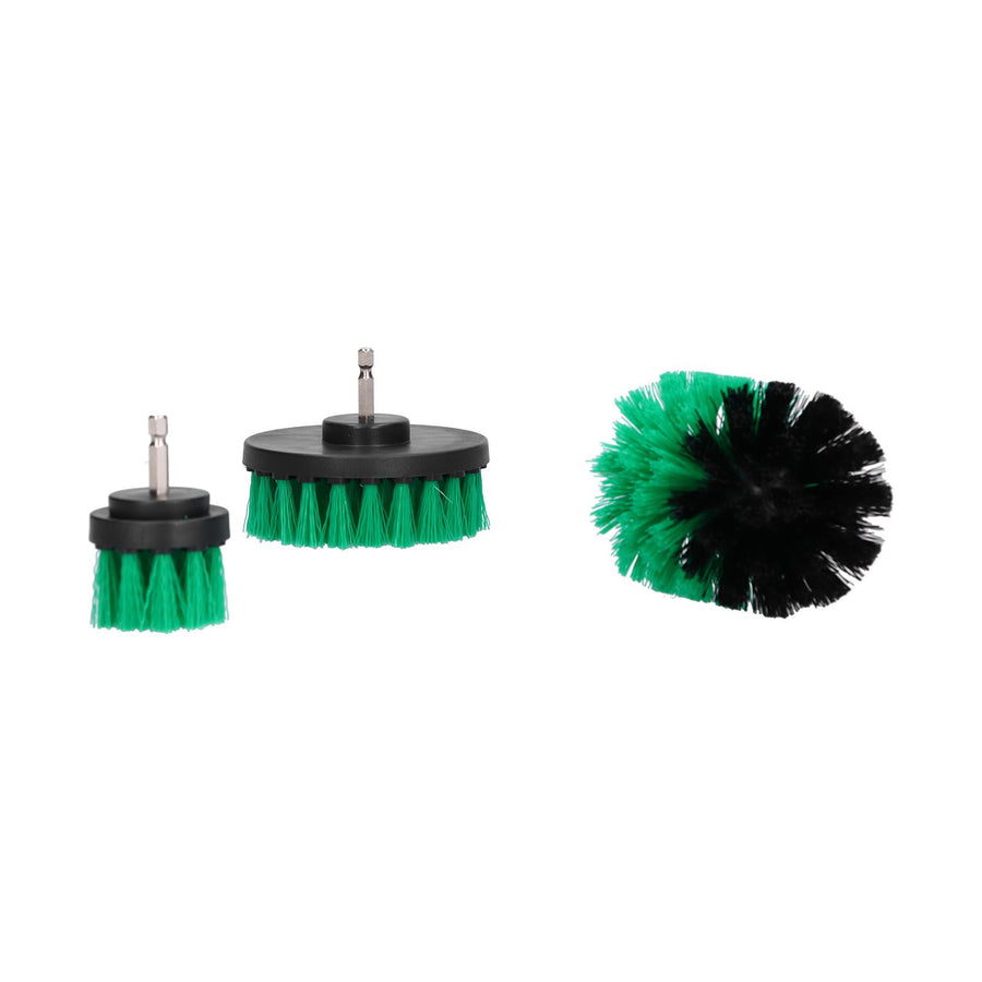 3PCS Drill Brush Power Scrubber Set Cleaning Brushes for Home Furniture Carpets Kitchen