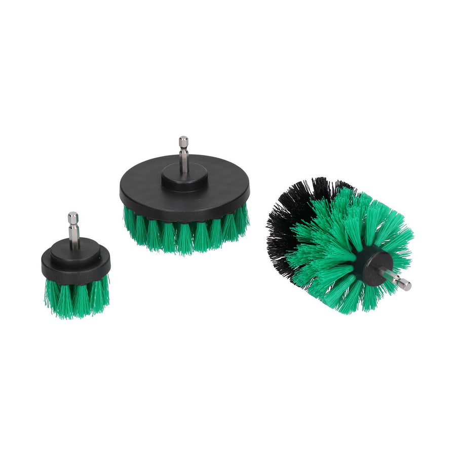 3PCS Drill Brush Power Scrubber Set Cleaning Brushes for Home Furniture Carpets Kitchen