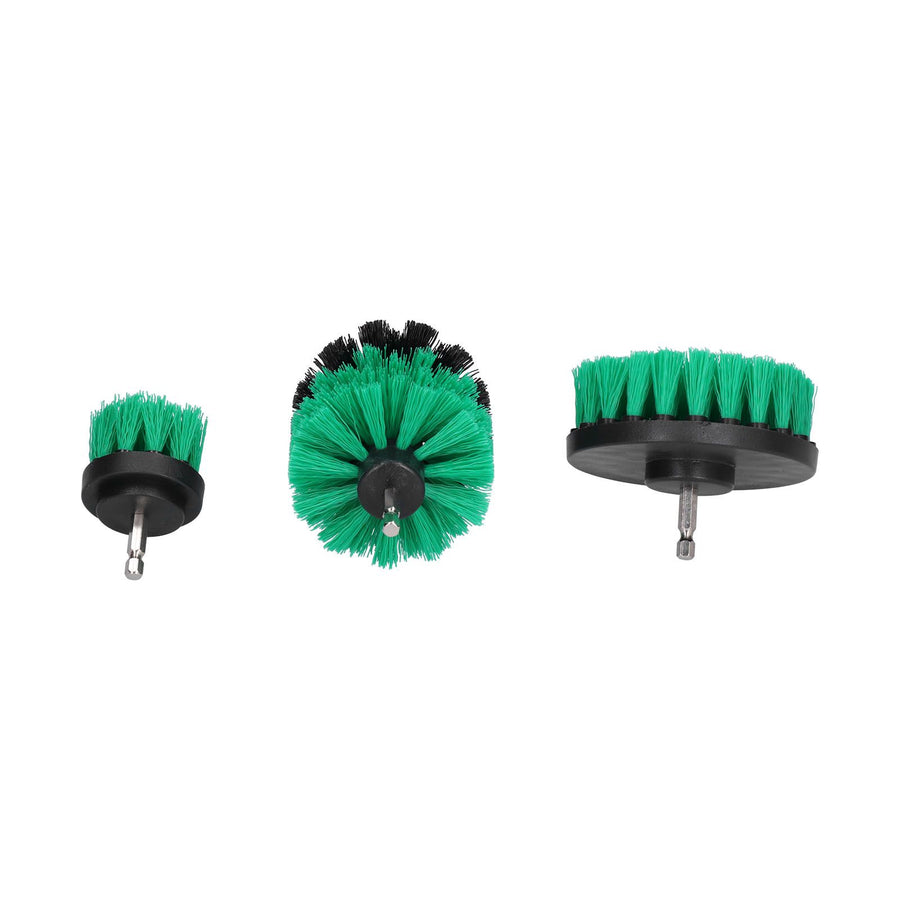 3PCS Drill Brush Power Scrubber Set Cleaning Brushes for Home Furniture Carpets Kitchen
