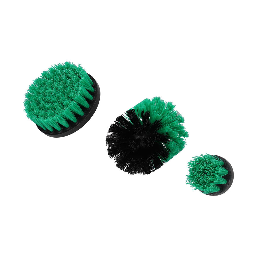 3PCS Drill Brush Power Scrubber Set Cleaning Brushes for Home Furniture Carpets Kitchen