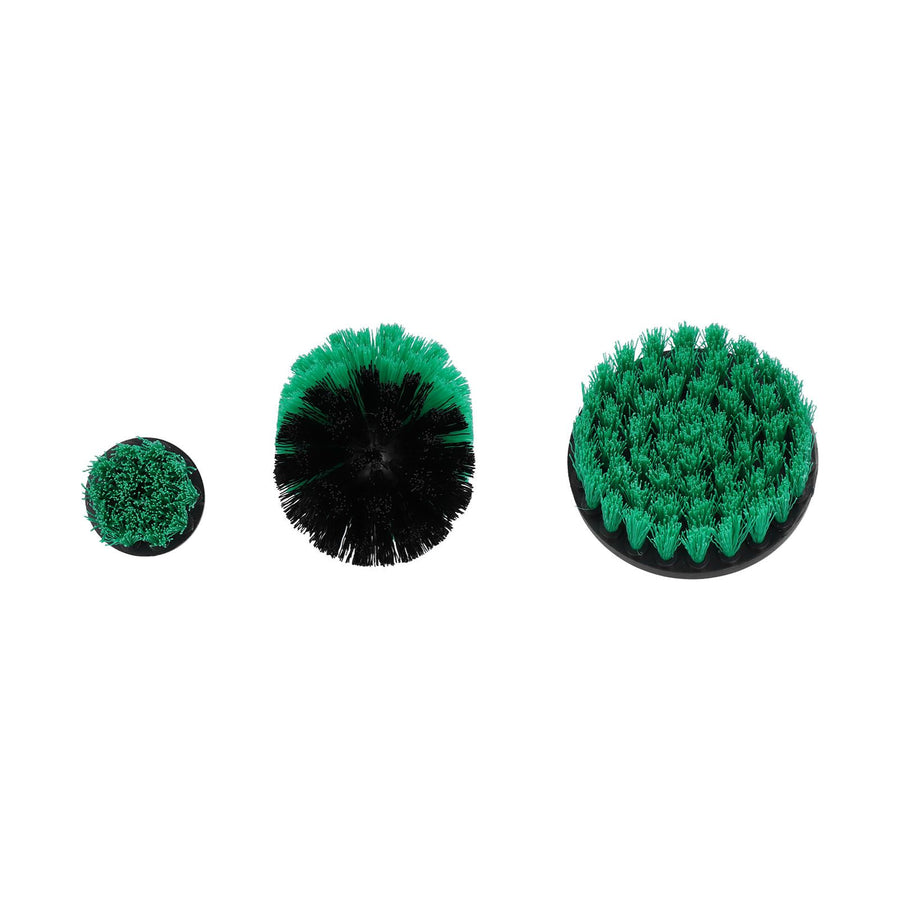 3PCS Drill Brush Power Scrubber Set Cleaning Brushes for Home Furniture Carpets Kitchen