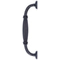 Zinc Alloy Cabinet Handle Black Wardrobes Pull Knob Hardware Accessory for Home Furniture