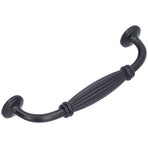 Zinc Alloy Cabinet Handle Black Wardrobes Pull Knob Hardware Accessory for Home Furniture