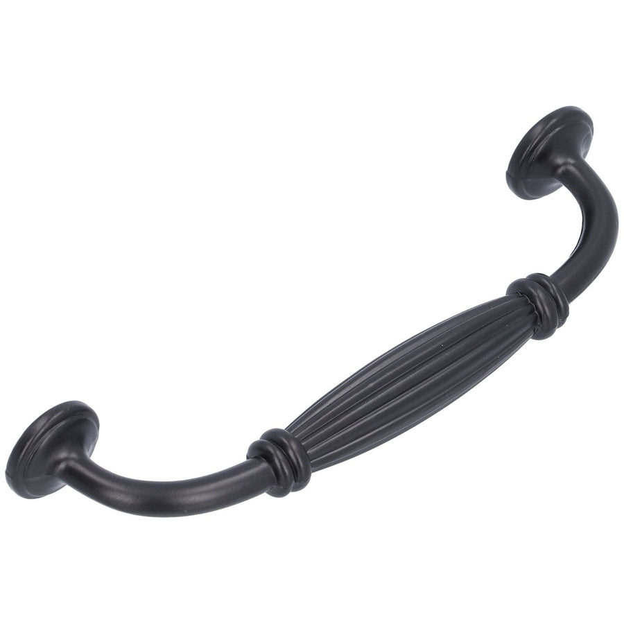 Zinc Alloy Cabinet Handle Black Wardrobes Pull Knob Hardware Accessory for Home Furniture
