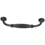 Zinc Alloy Cabinet Handle Black Wardrobes Pull Knob Hardware Accessory for Home Furniture