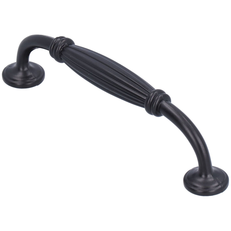 Zinc Alloy Cabinet Handle Black Wardrobes Pull Knob Hardware Accessory for Home Furniture