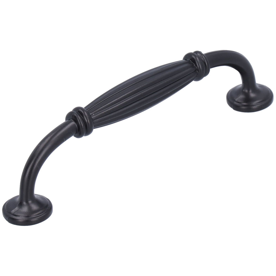 Zinc Alloy Cabinet Handle Black Wardrobes Pull Knob Hardware Accessory for Home Furniture