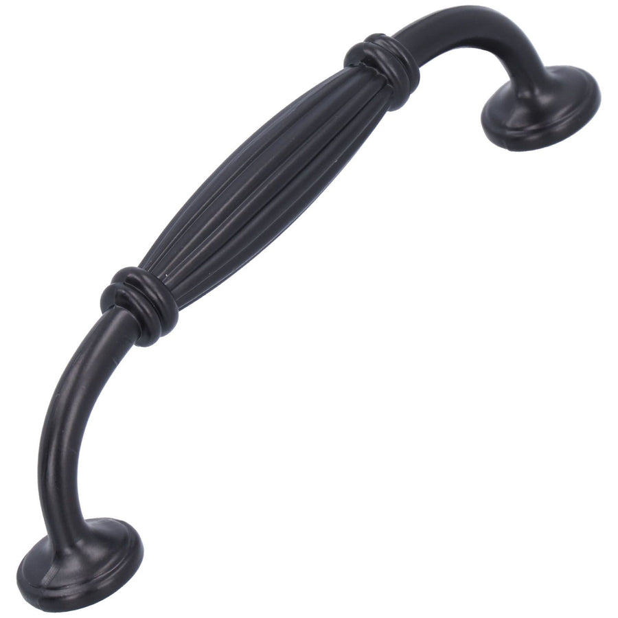 Zinc Alloy Cabinet Handle Black Wardrobes Pull Knob Hardware Accessory for Home Furniture