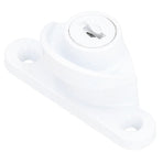 Window Lock ChildProof Security Lock White AntiTheft Sash Lock Zinc Alloy Sliding Door Lock