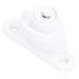 Window Lock ChildProof Security Lock White AntiTheft Sash Lock Zinc Alloy Sliding Door Lock