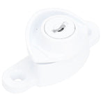 Window Lock ChildProof Security Lock White AntiTheft Sash Lock Zinc Alloy Sliding Door Lock