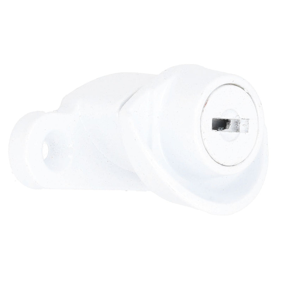 Window Lock ChildProof Security Lock White AntiTheft Sash Lock Zinc Alloy Sliding Door Lock