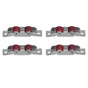 4Set Push Pull Window Pulley with Screws Double Wheel Sliding Window Door Roller Hardwares