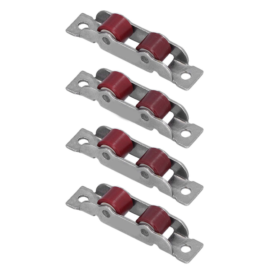 4Set Push Pull Window Pulley with Screws Double Wheel Sliding Window Door Roller Hardwares
