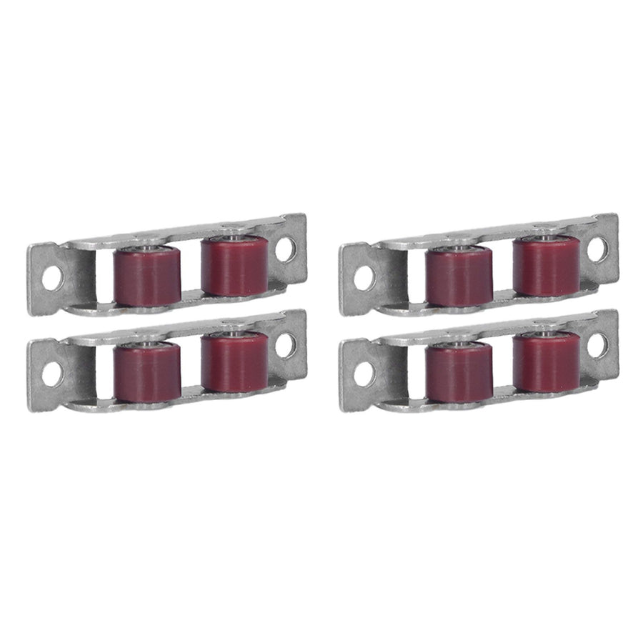 4Set Push Pull Window Pulley with Screws Double Wheel Sliding Window Door Roller Hardwares