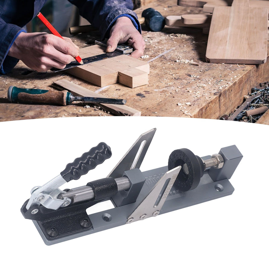 Professional Pocket Hole Jig Kit All Metal Aluminum Alloy Pocket Screw Jig Woodworking Hole Drill Guide Tool