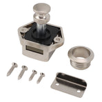 Push Button RV Cabinet Lock Zinc Alloy RV Cabinet Mini Push Button Latch Lock for Other Furniture Boxes