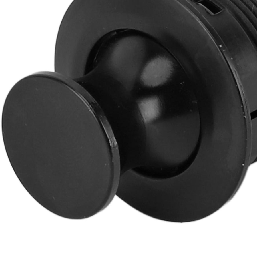 Cabinet Lock Zinc Alloy ABS Secure Round Embedded Push to Open Lock for File Drawer Cupboard Mailbox RV Furniture Black